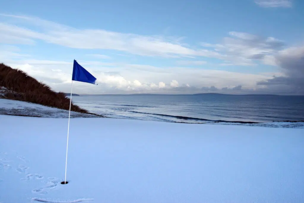 Golftraining im Winter