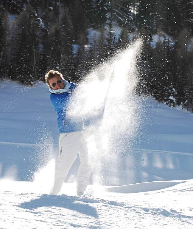 Golftraining im Winter
