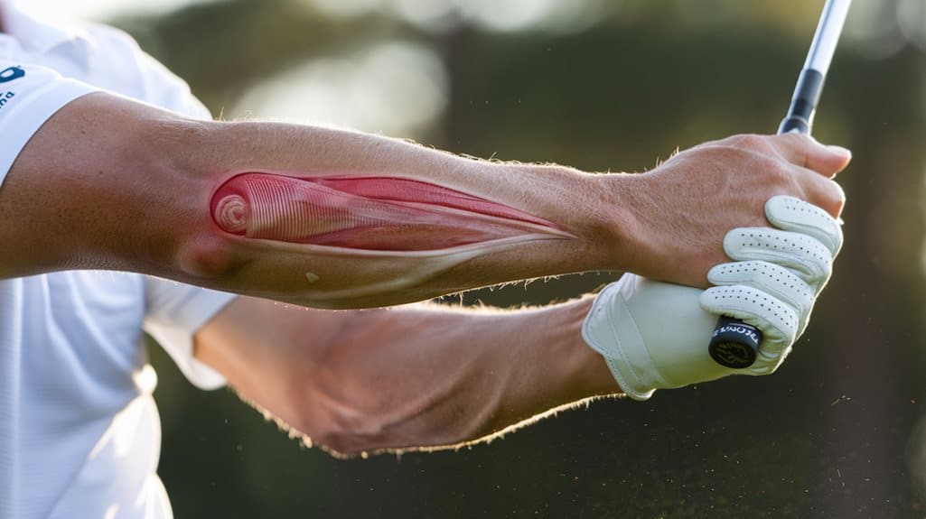 Golferellenbogen , der richtige Schwung zur Schmerzfreiheit 2 achte Warnzeichen und Symptome, auf die man beim Golfer Ellenbogen achten sollte
