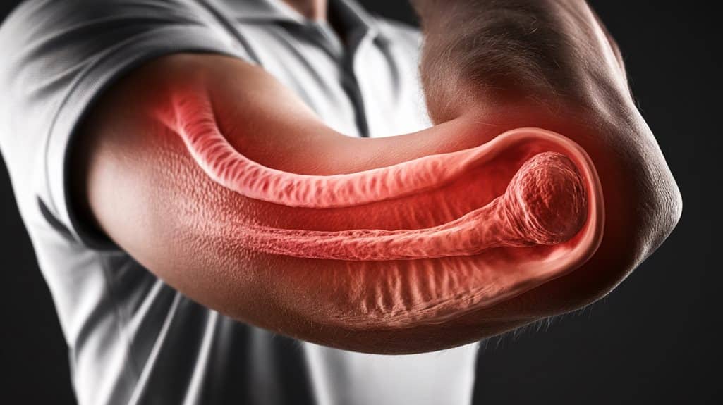 genaue Diagnose des Golferellbogens