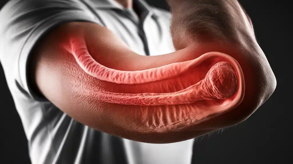 genaue Diagnose des Golferellbogens