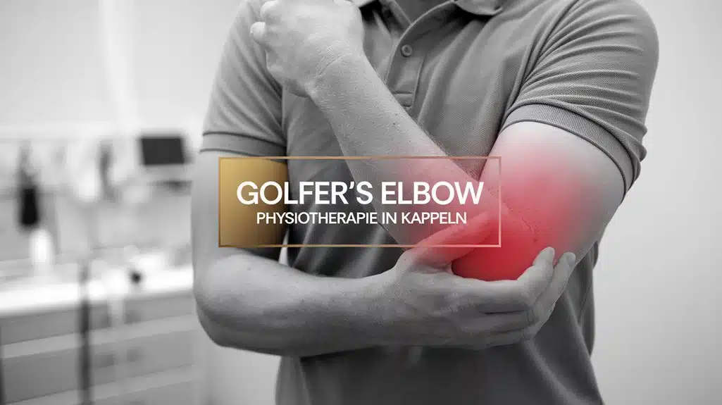 Golfverletzung am Ellbogen