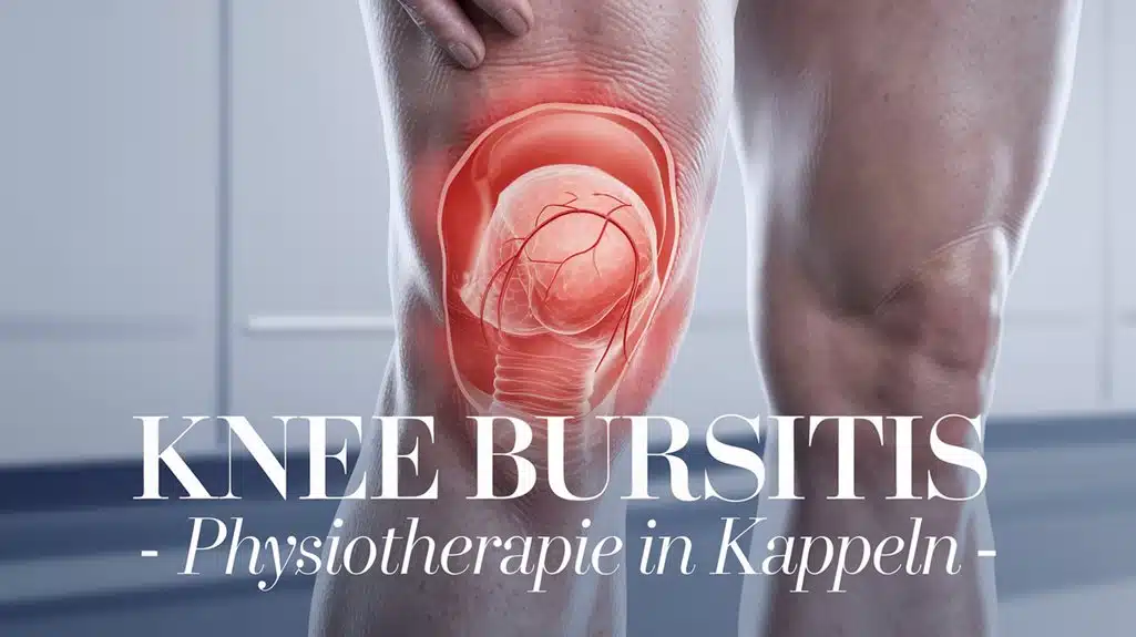 Kniegelenkbursitis-Entzündung