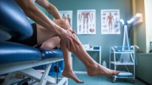 Beinschmerzempfindung