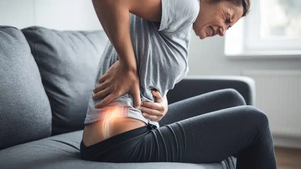 stechende, ausstrahlende Beinschmerzen
